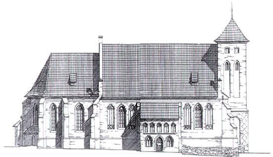 die St. Katharinenkirche zu Arnau